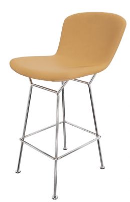 Bertoia Counter Height Bar Stool Bar Stool Core Leather Knoll International