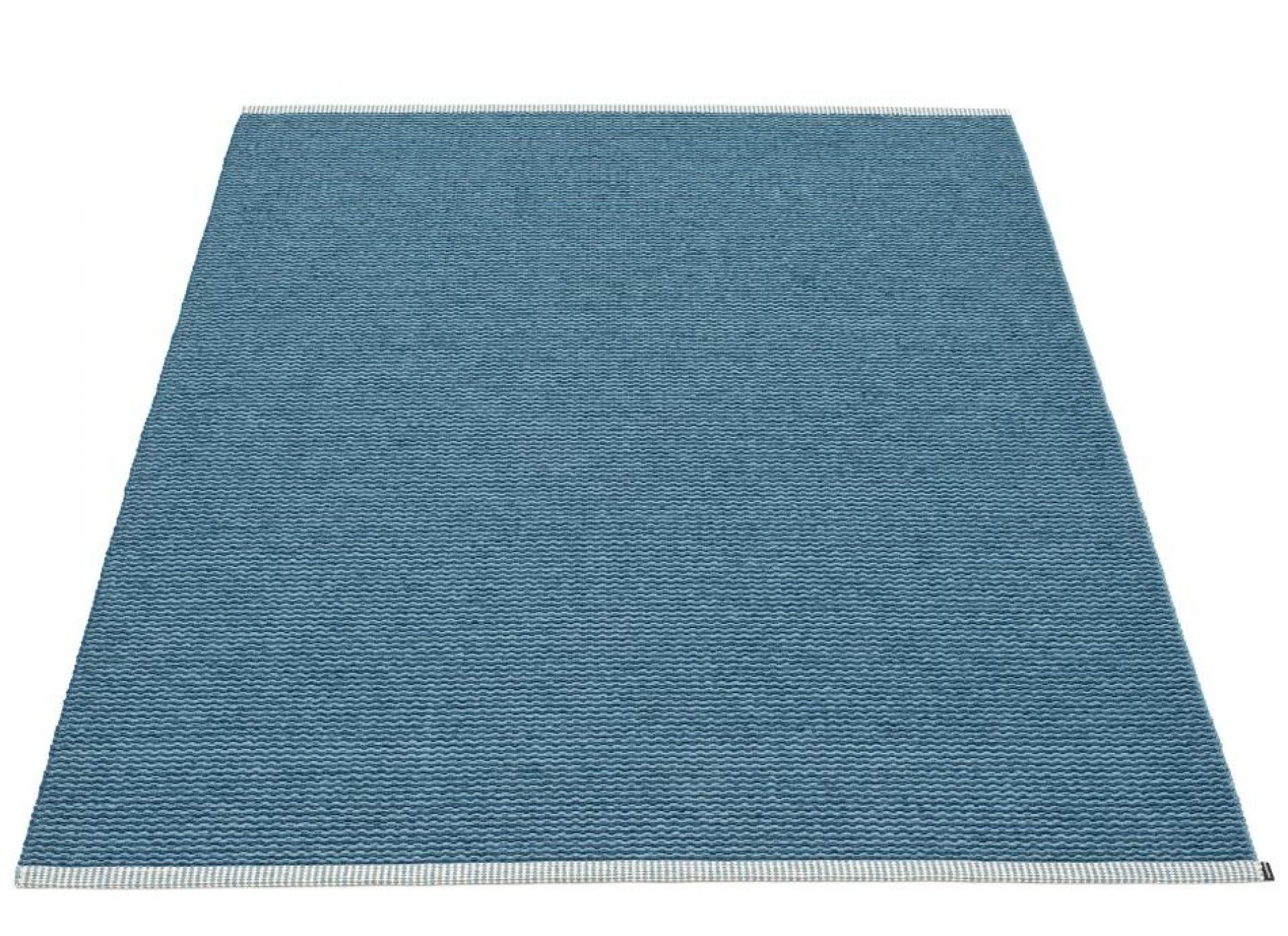 Mono Plastic Rug 230x320 cm Pappelina Ocean blue - Dove blue