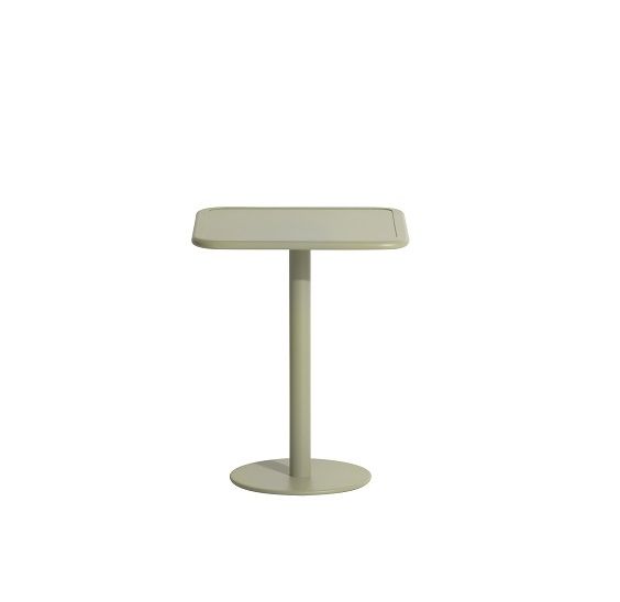Week-end Bistro Table Square Petite Friture Jade green