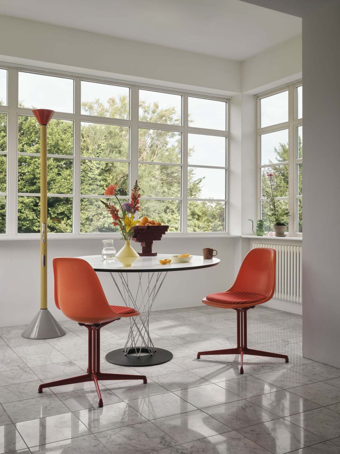 Eames Fibreglass Side Chair La Fonda Red Orange Vitra LIMITED EDITION 