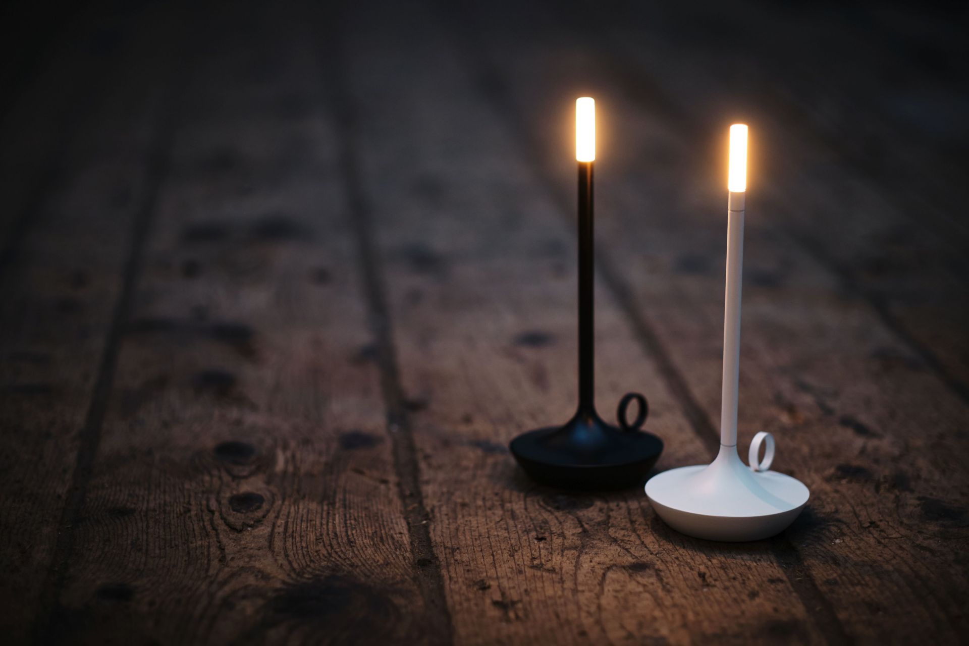 Wick Portable light / Tample lamp with USB white Graypants