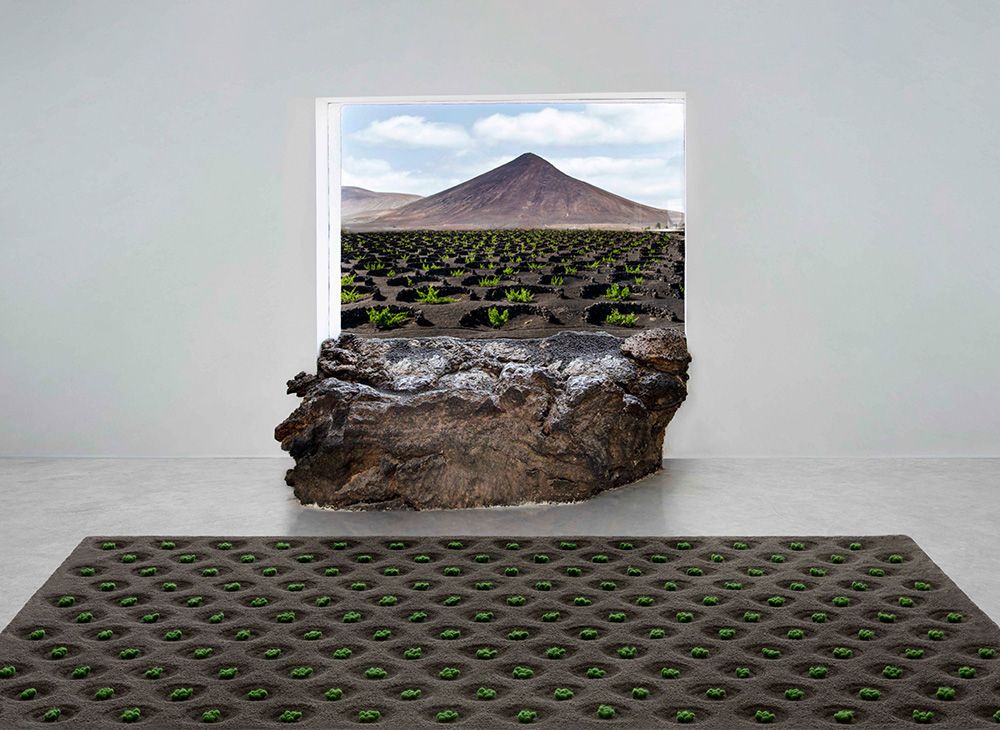La Geria-Lanzarote Rug rectangular Gan 