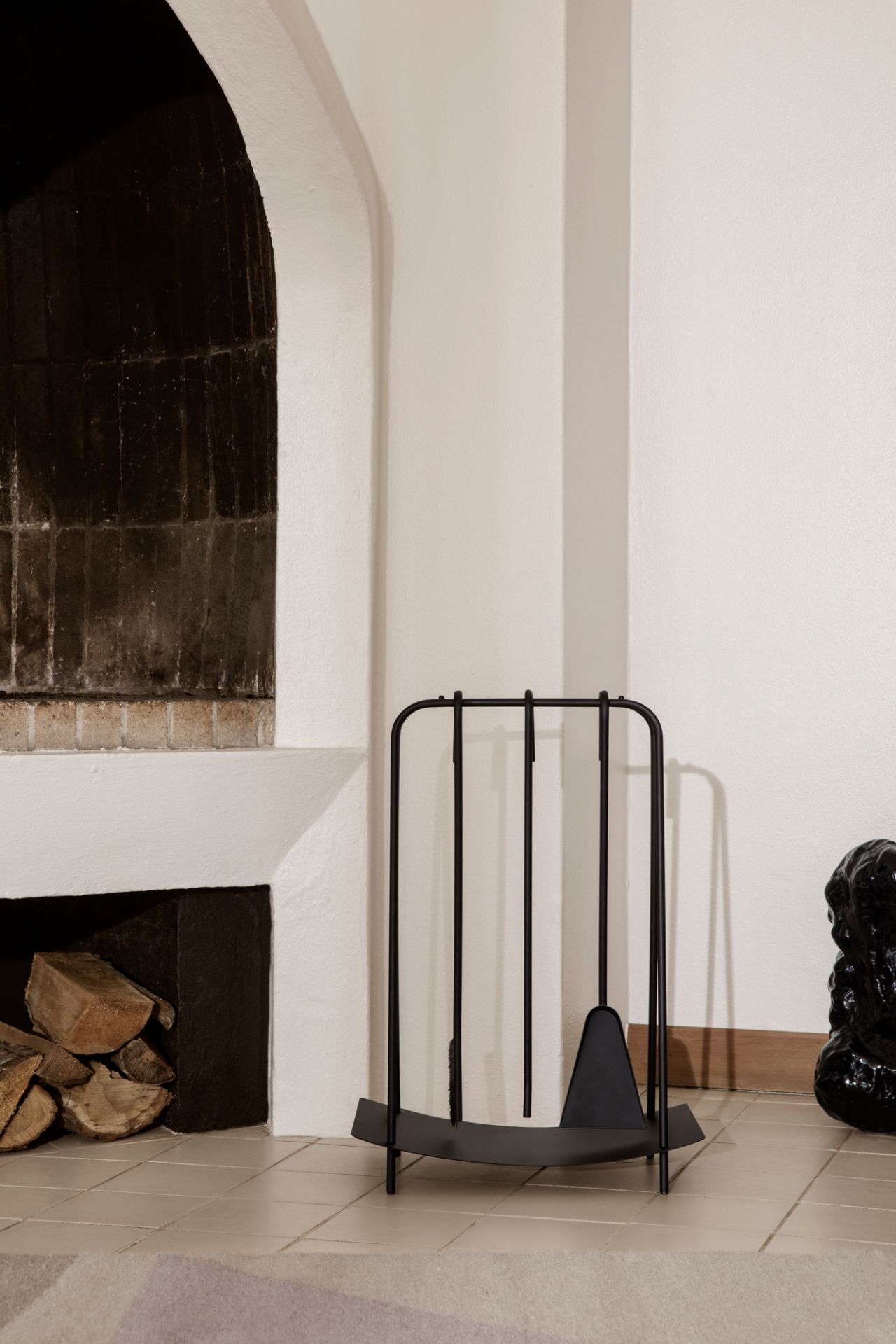 Port Fireplace Tools black Ferm Living