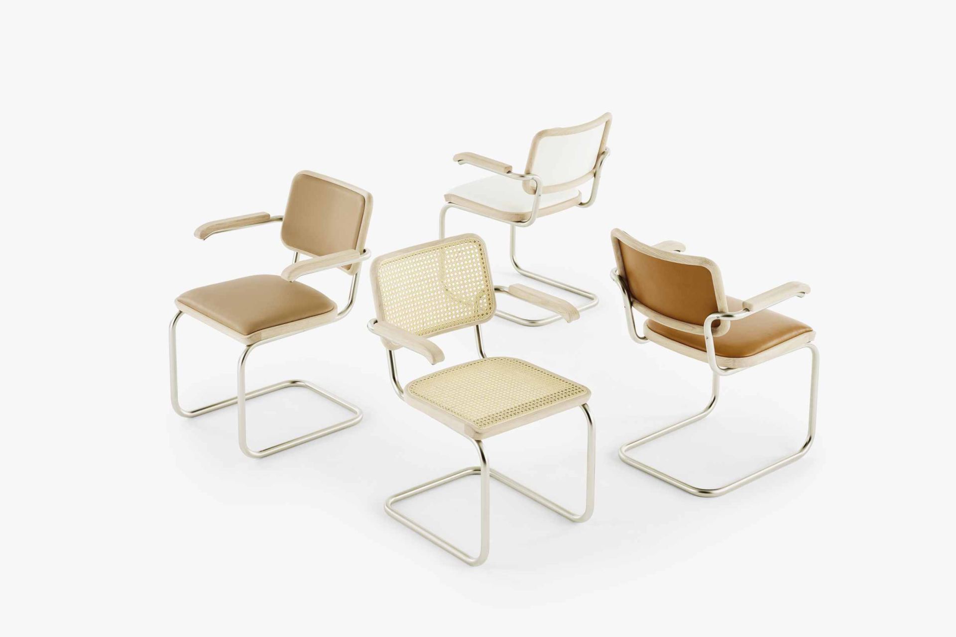 JS. Thonet by Jil Sander S 64 V / S64V cantilever chair Thonet 