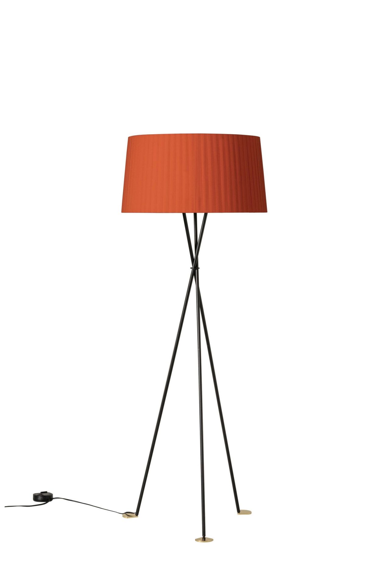 Tripode G5 Floor lamp amber red Santa & Cole 
