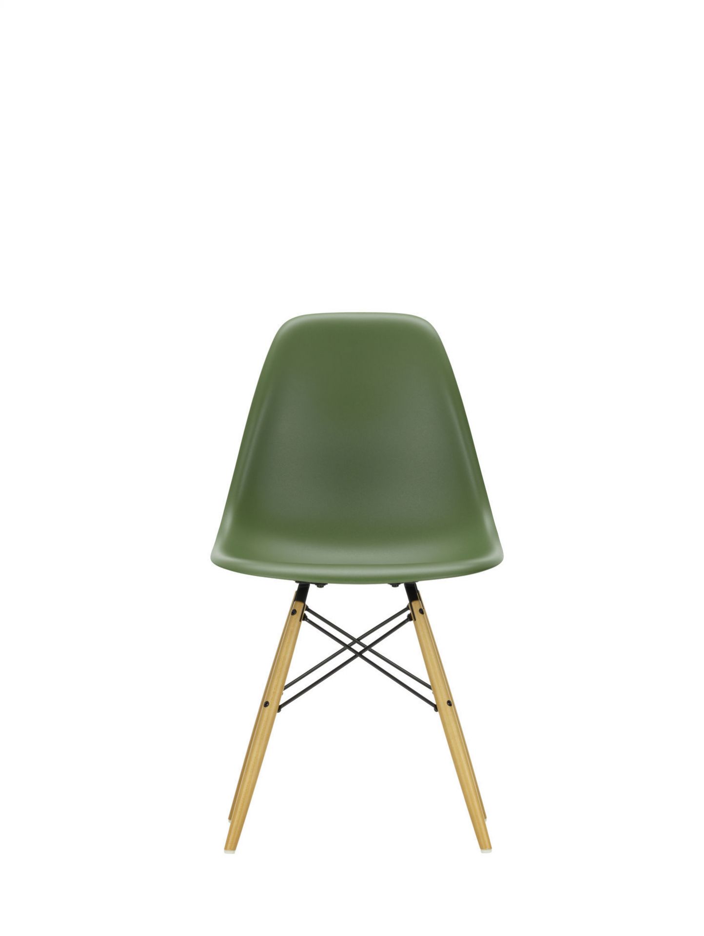 Eames Plastic Side Chair DSW Chair Vitra Ash honey colored - tender pink