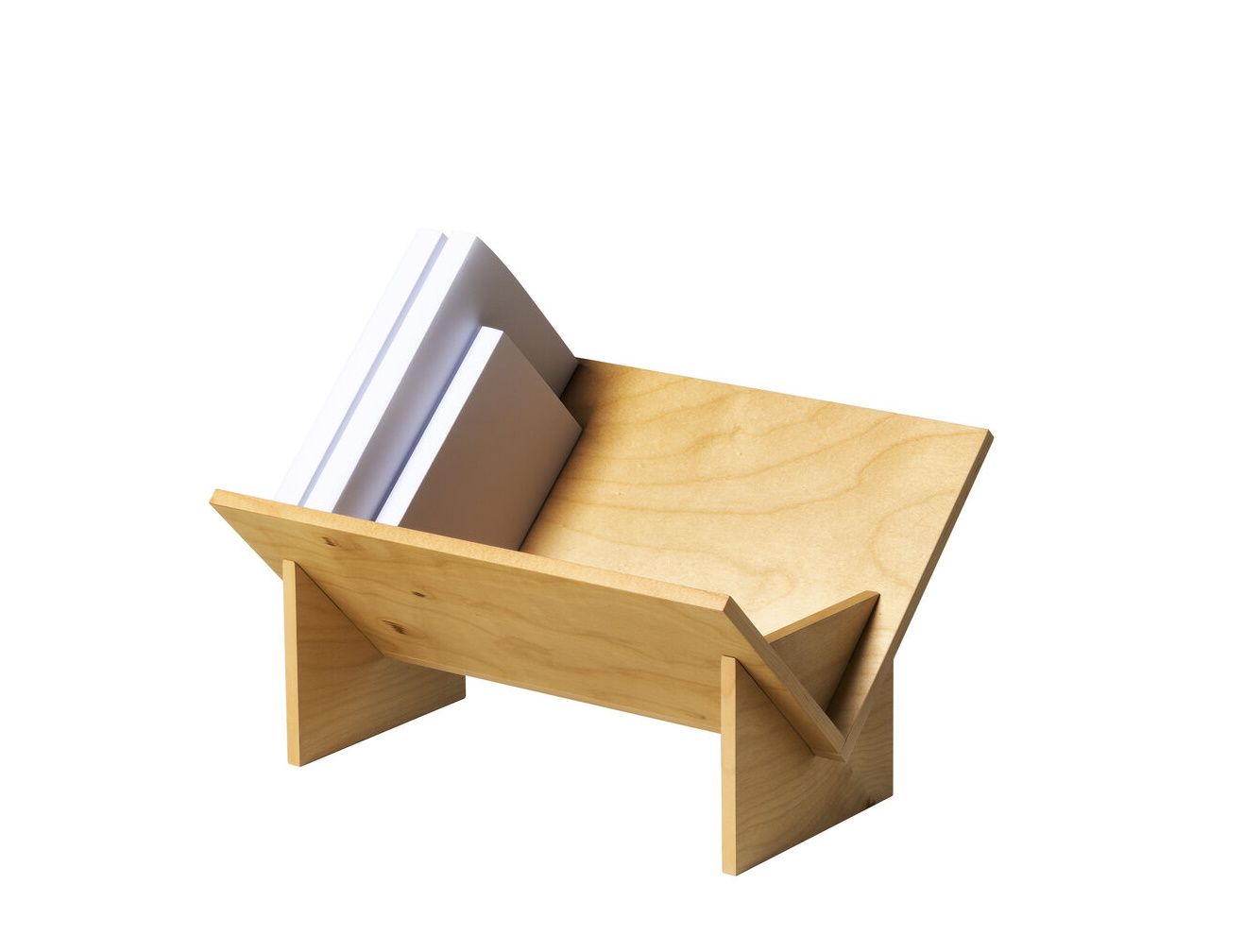 Oakland Bookcase birch Santa & Cole