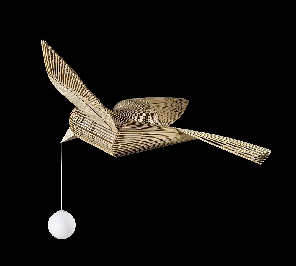 Big Bird / Birdy Suspension Lamp Sculpture LZF Lamps 