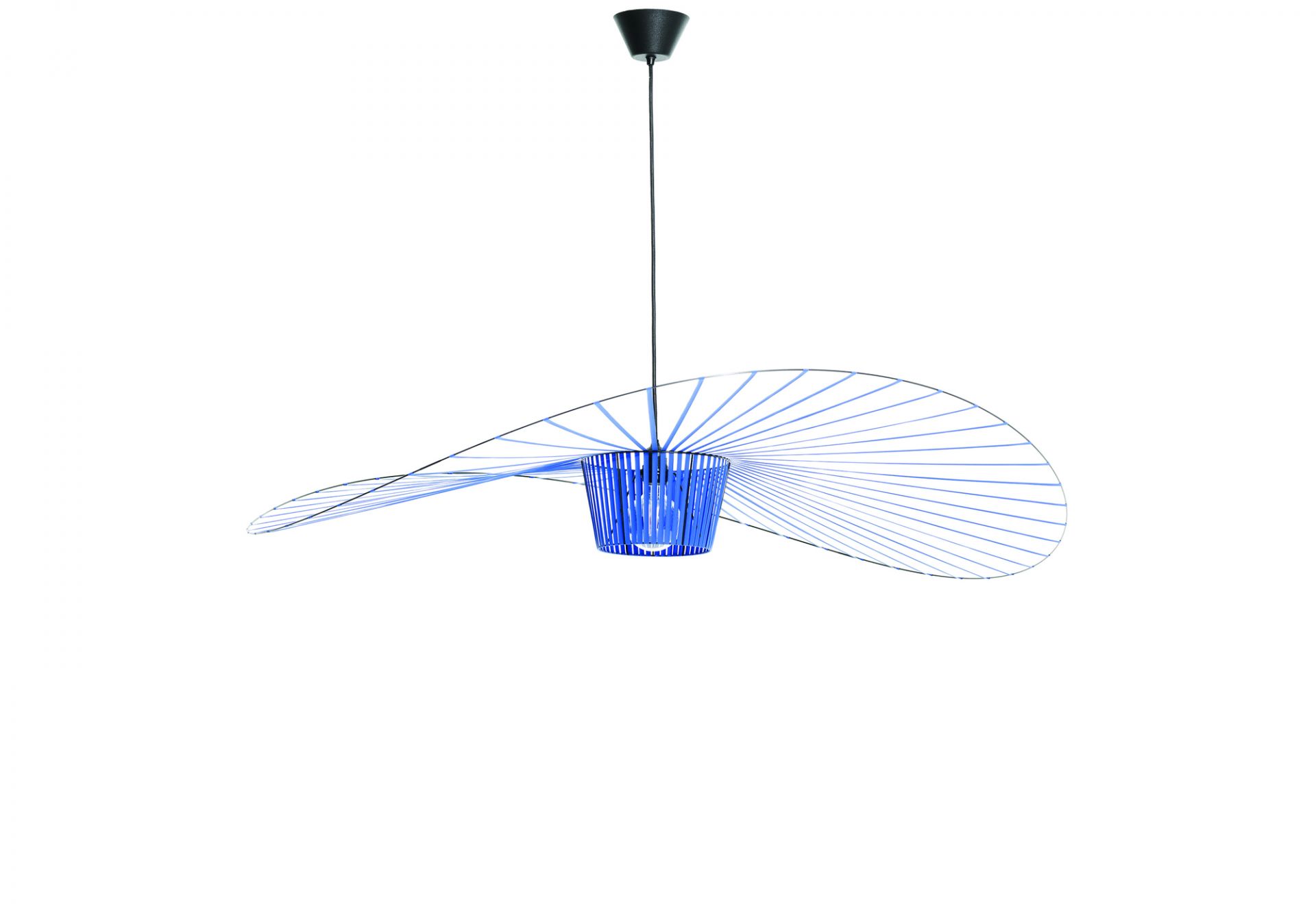 Vertigo Pendant Light Medium Cobalt Blue Petite Friture