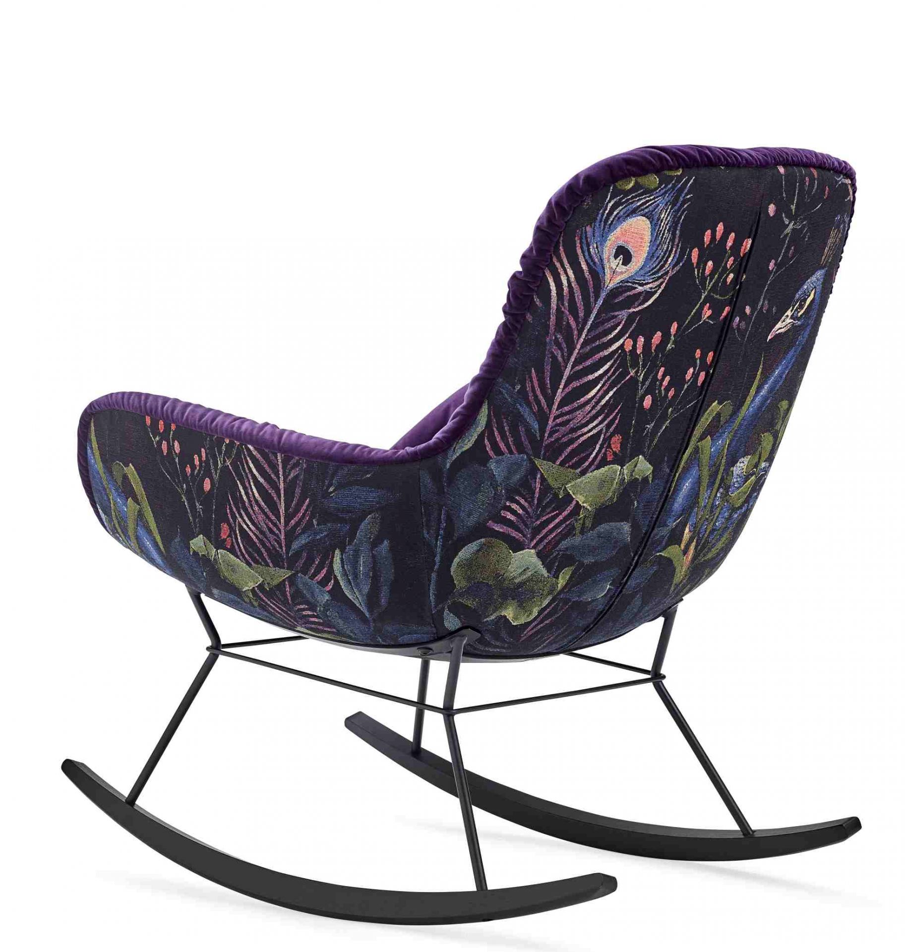 Leya Rocking Lounge Chair Freifrau Manufaktur