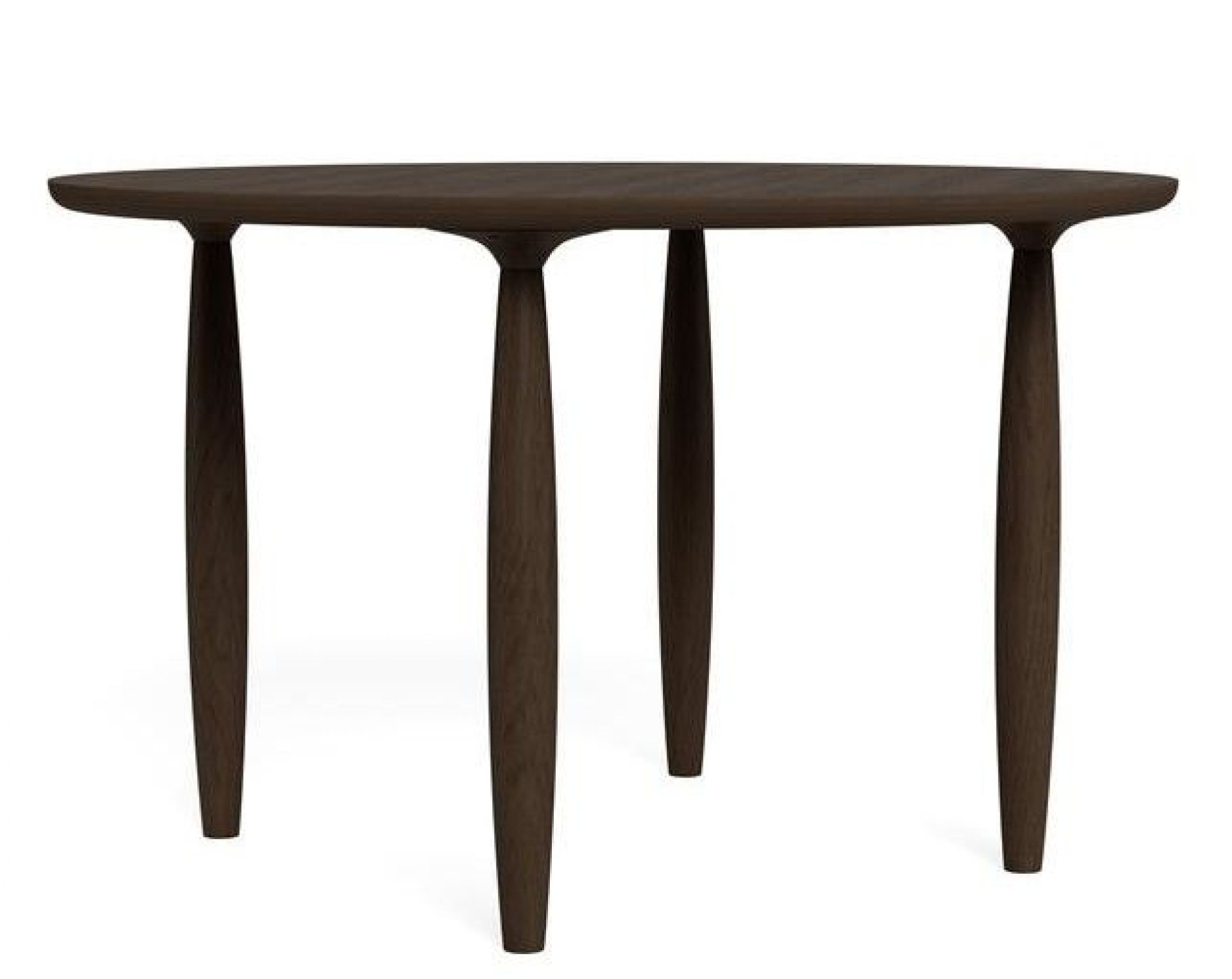 Oku Dining Table Round Oak Dark Smoked  Norr11
