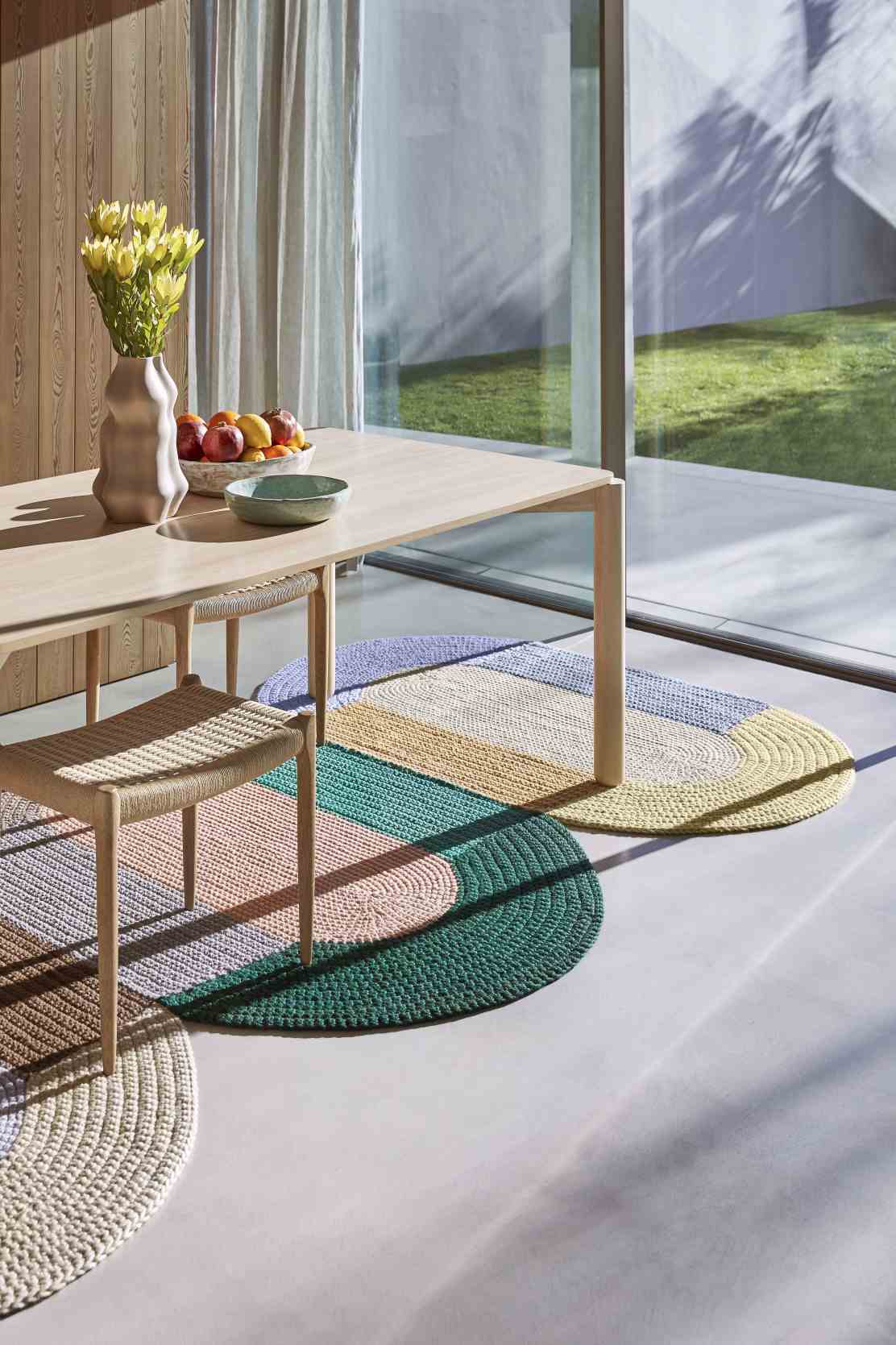 The Crochet Collection Embroidery Mix Rug 180x300 cm Gan