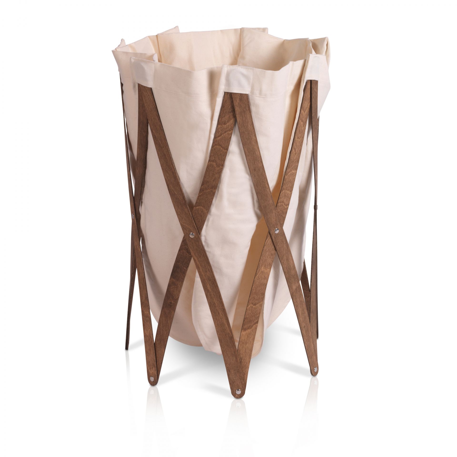 Marie Pi Laundry basket Klein &amp; More walnut beige