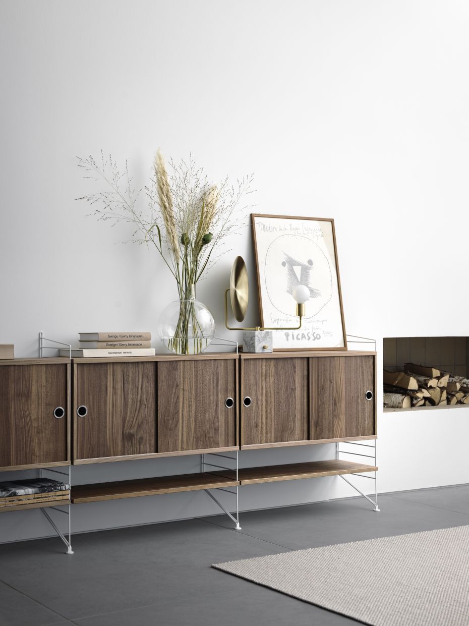 Single Unit Shelf W 78 cm Pack of 3 String Furniture 