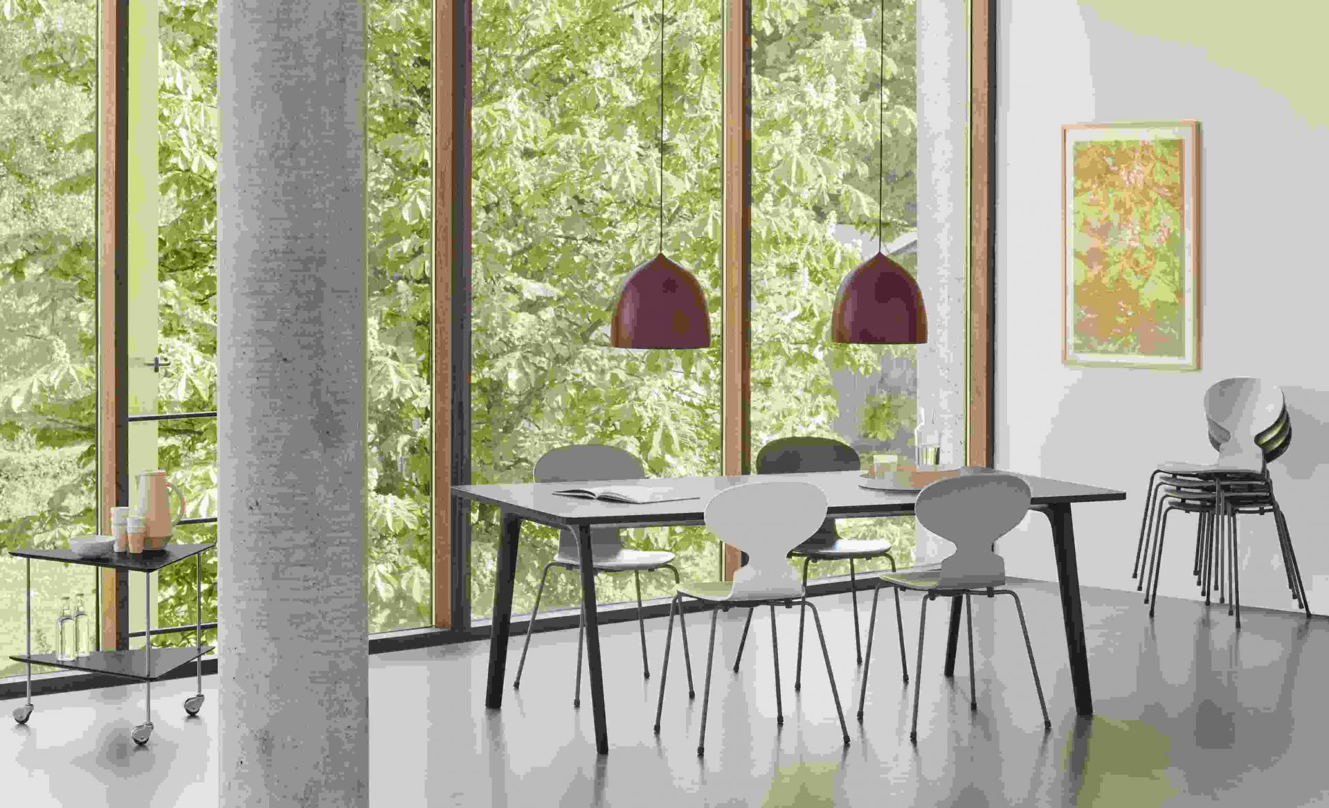 The Ant Chair 3101 4-leg frame Fritz Hansen 