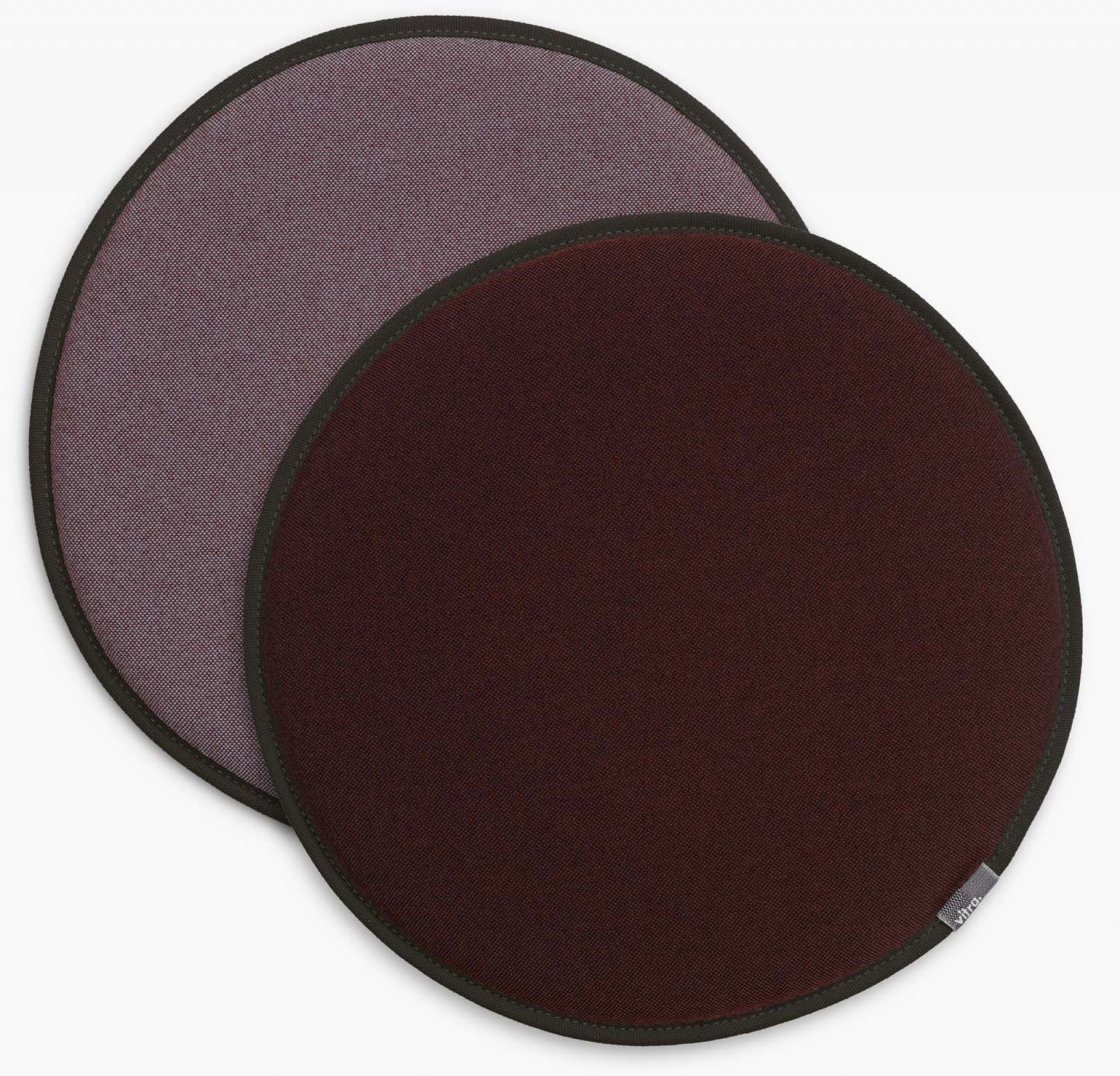 Seat Dot Sitzkissen Vitra-dunkelrot-nero / dunkelrot-eisblau SINGLE PIECES