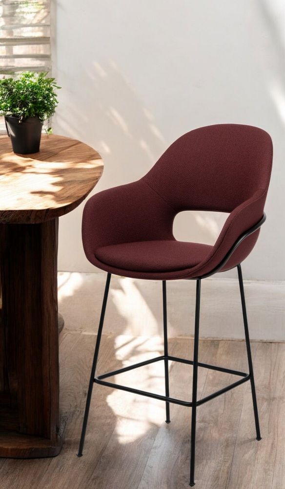 Theia Counter Armchair Barstool High Barstool Freifrau Manufaktur 
