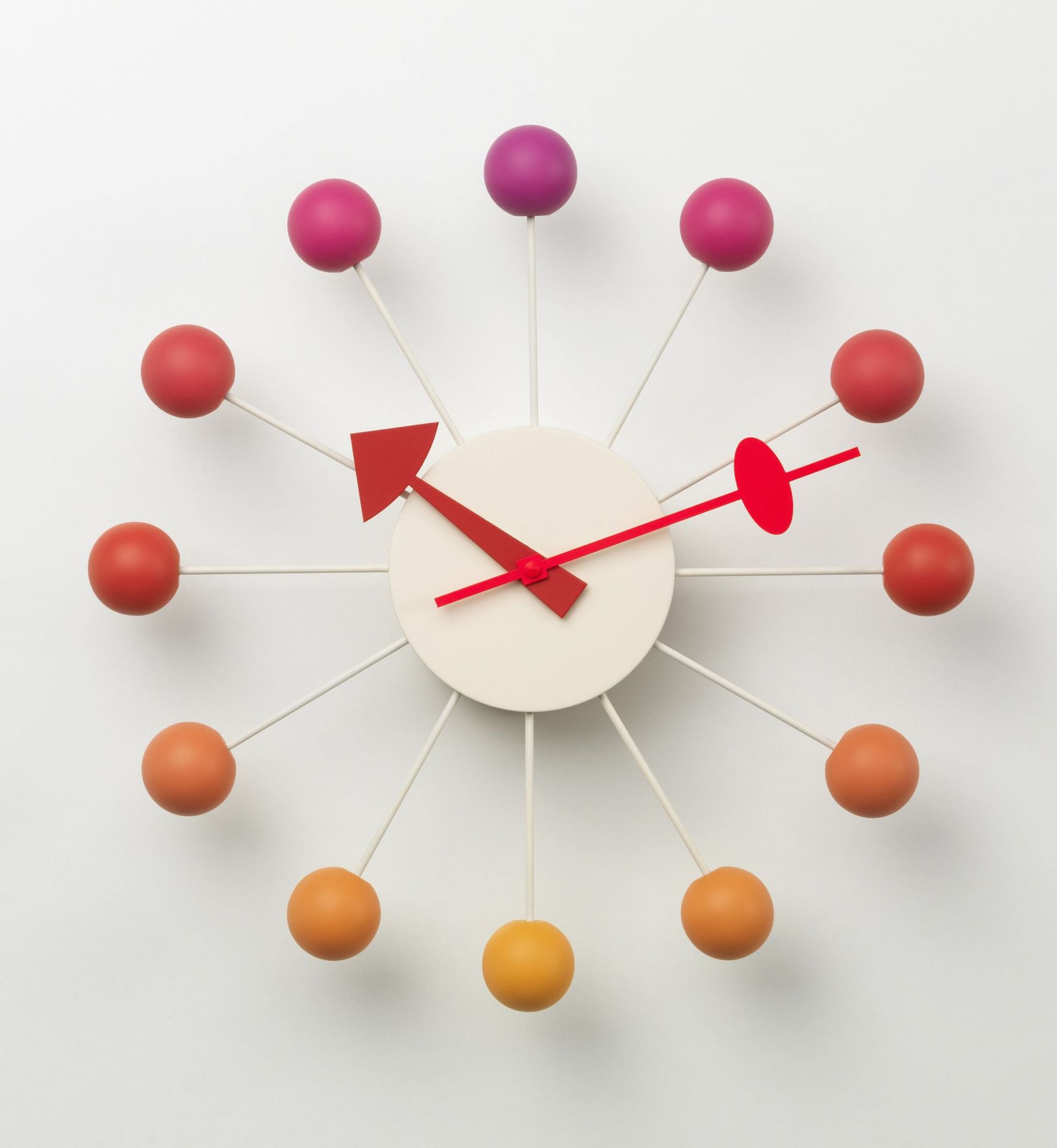 Ball Clock Wall Clock Sunset Vitra LIMITED EDITION 