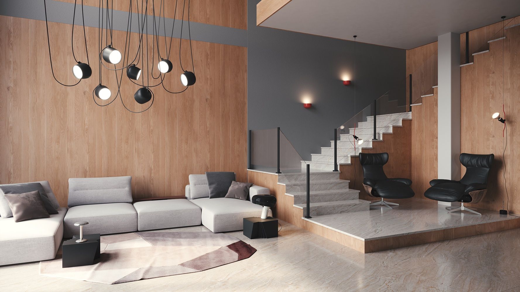 Aim Small Pendant light Flos