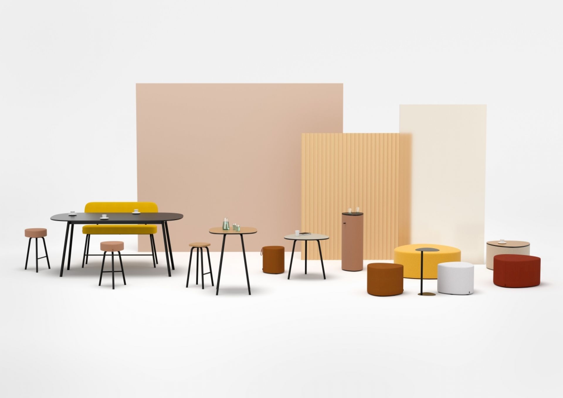 Pully Island Seating element Stool Cascando 