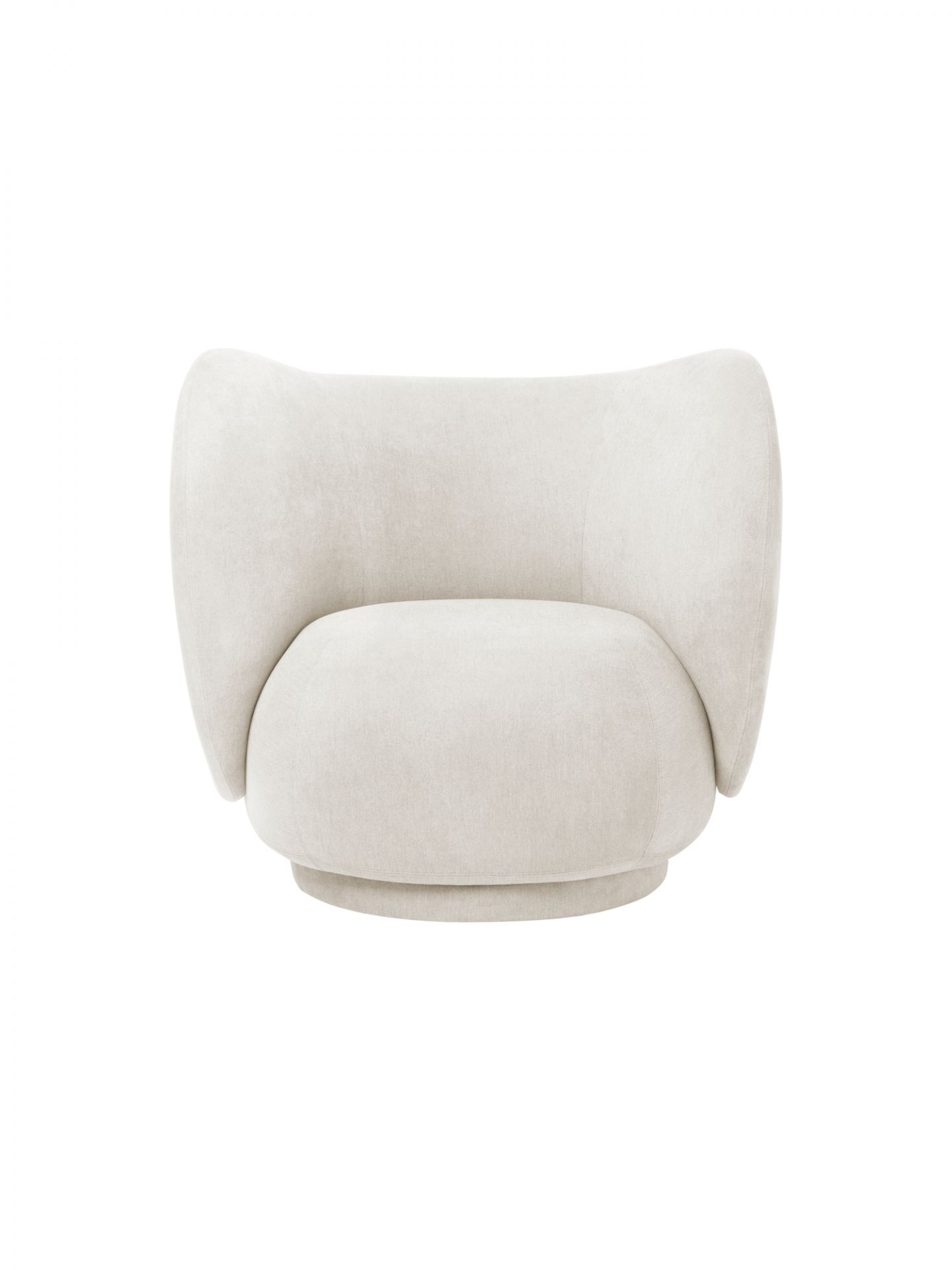 Rico Lounge Chair Brushed Ferm Living White