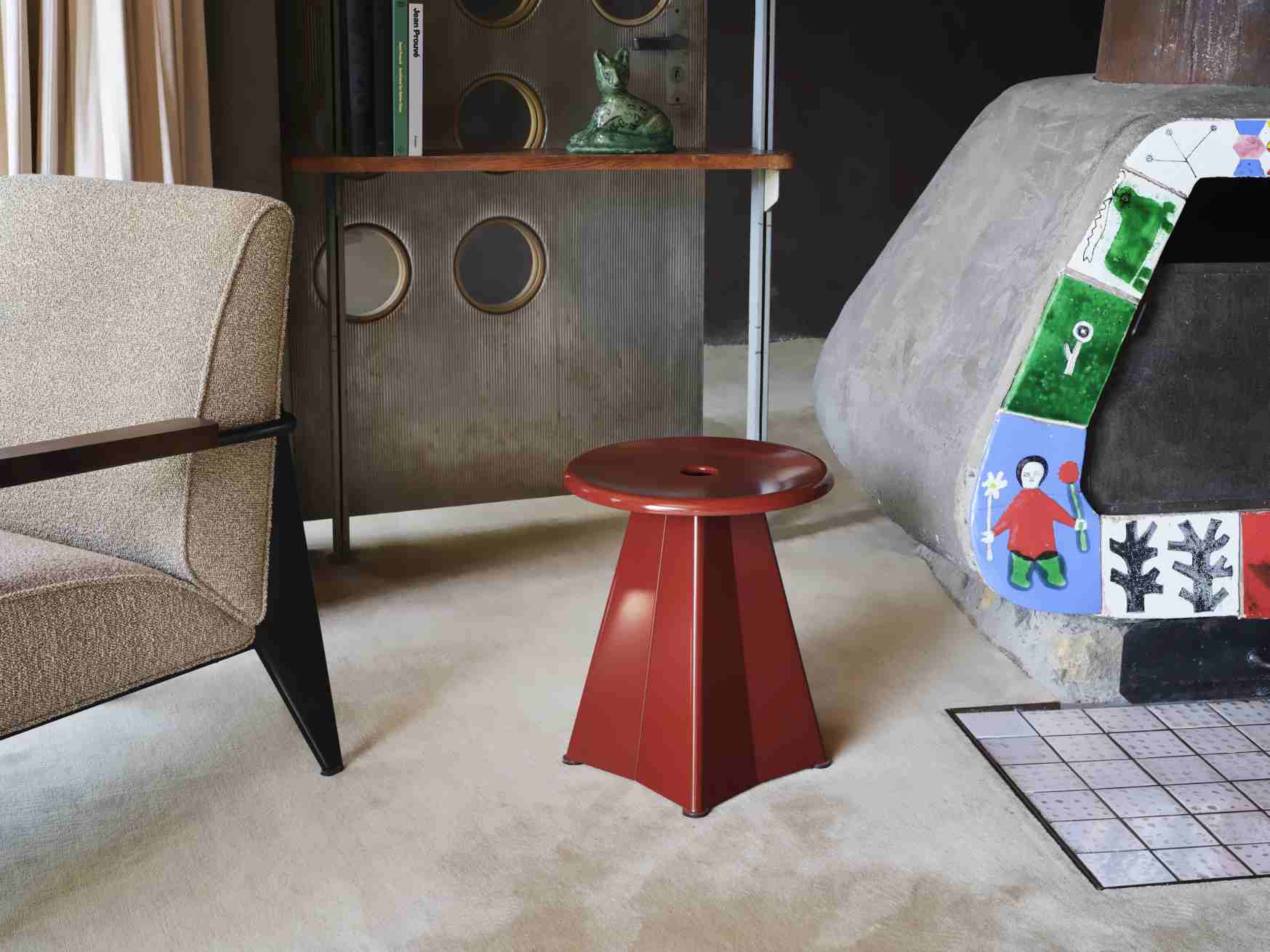 Tabouret Métallique Metallic Stool Vitra