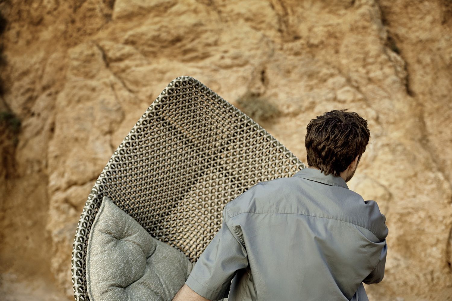 Mbrace Alu Outdoor Wing chair Cushion Dedon