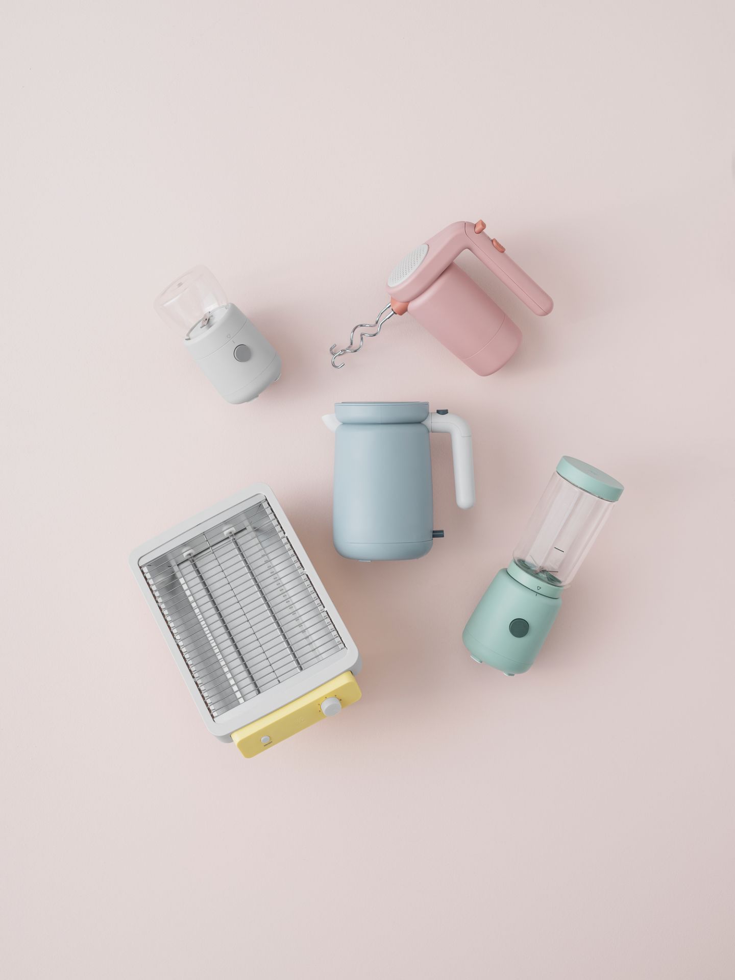Foodie Hand mixer Light pink RIG TIG by Stelton
