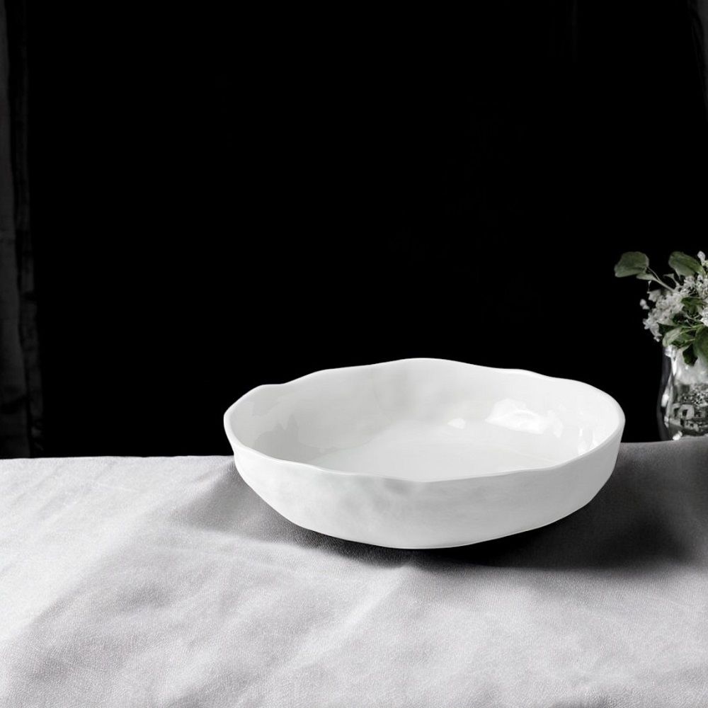 Indulgence" bowl porcelain wheels
