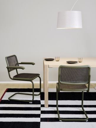 S 64 V Tubular steel classic cantilever chair Thonet