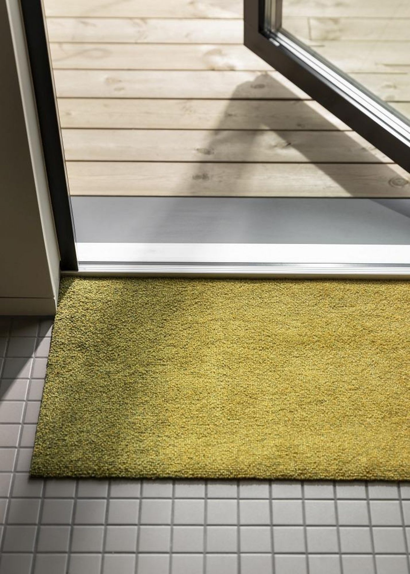 Dis Indoor / Outdoor Doormat L45 x W100 cm MOSS Heymat SINGLE PIECES