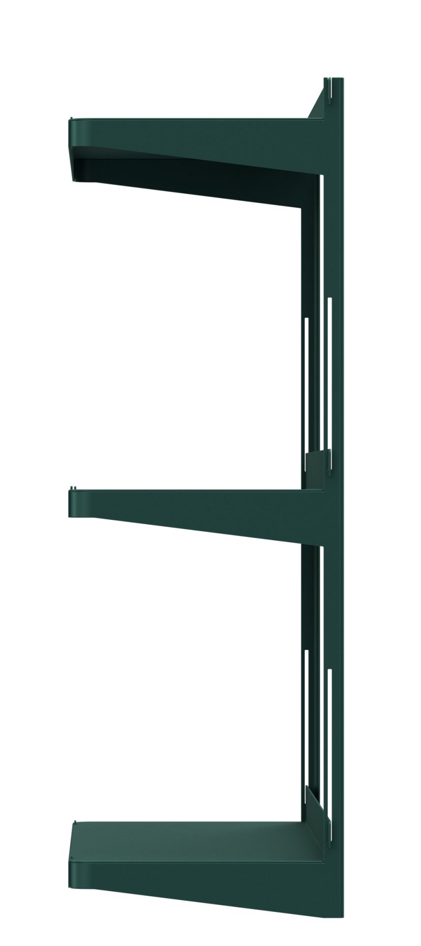 Click wall shelf W 71 x D 21 x H 61 cm / DARK GREEN New Tendency SINGLE PIECES
