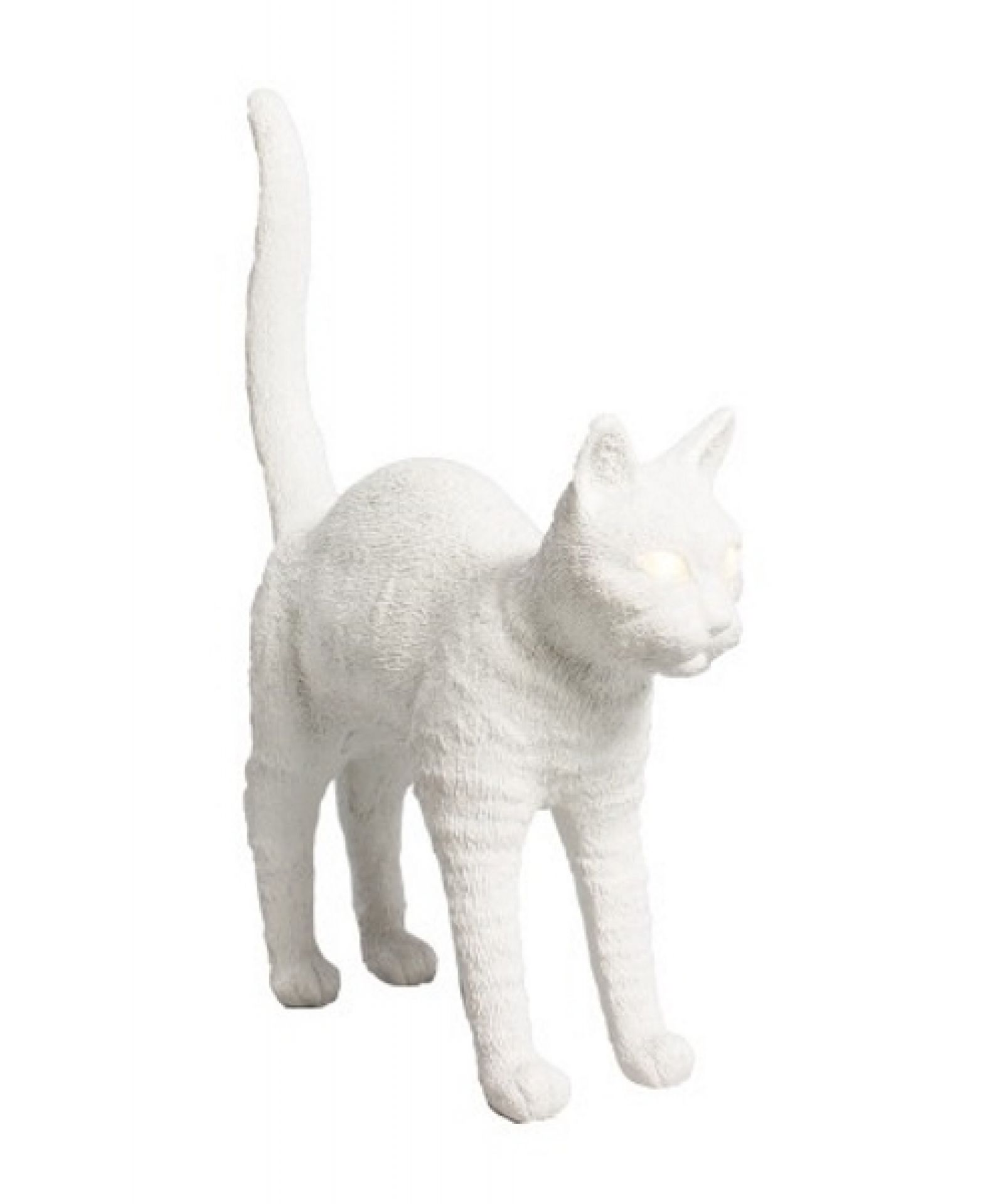 Jobby Cat Lamp Table lamp Black and White Seletti SINGLE PIECES