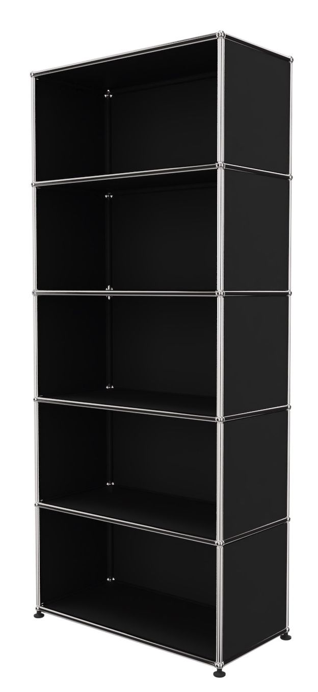 USM Haller Shelf Open H 179 cm Graphite black - FAST DELIVERY