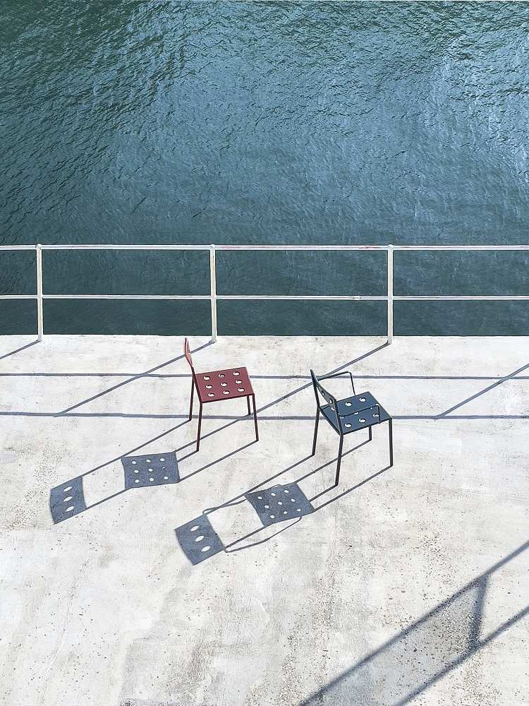 Balcony Outdoor Chair Anthracite Hay SINGLE PIECES