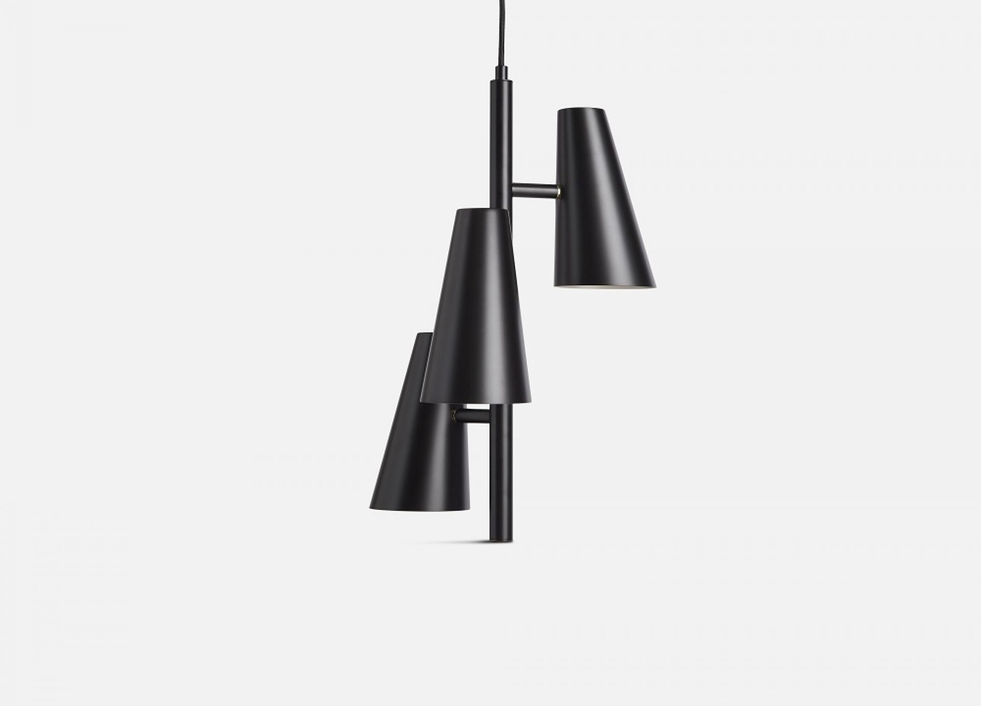 Cono Pendant lamp 3 Shades Woud