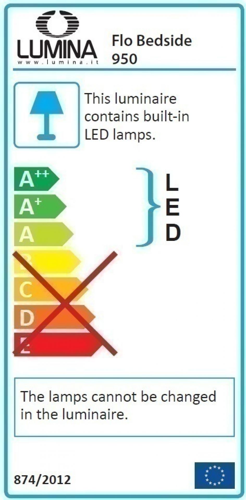 Flo Bedside lamp Lumina