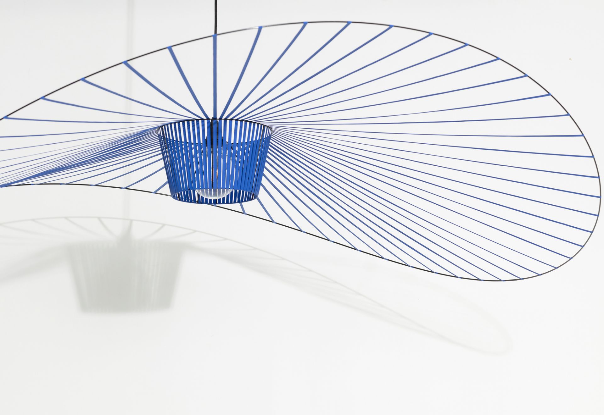Vertigo Pendant Light Medium Cobalt Blue Petite Friture