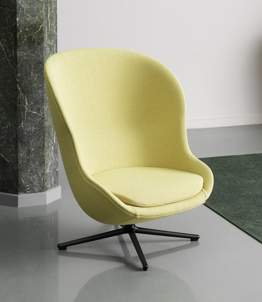 Hyg Lounge Chair High Swivel Armchair Normann Copenhagen