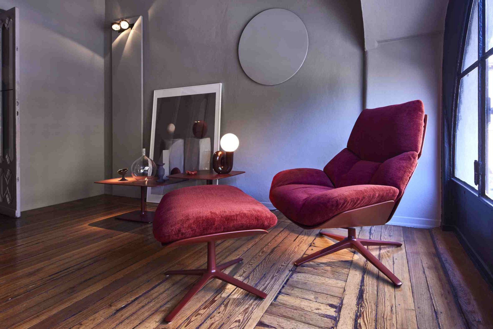 Shrimp 23 Swivel Armchair Cor