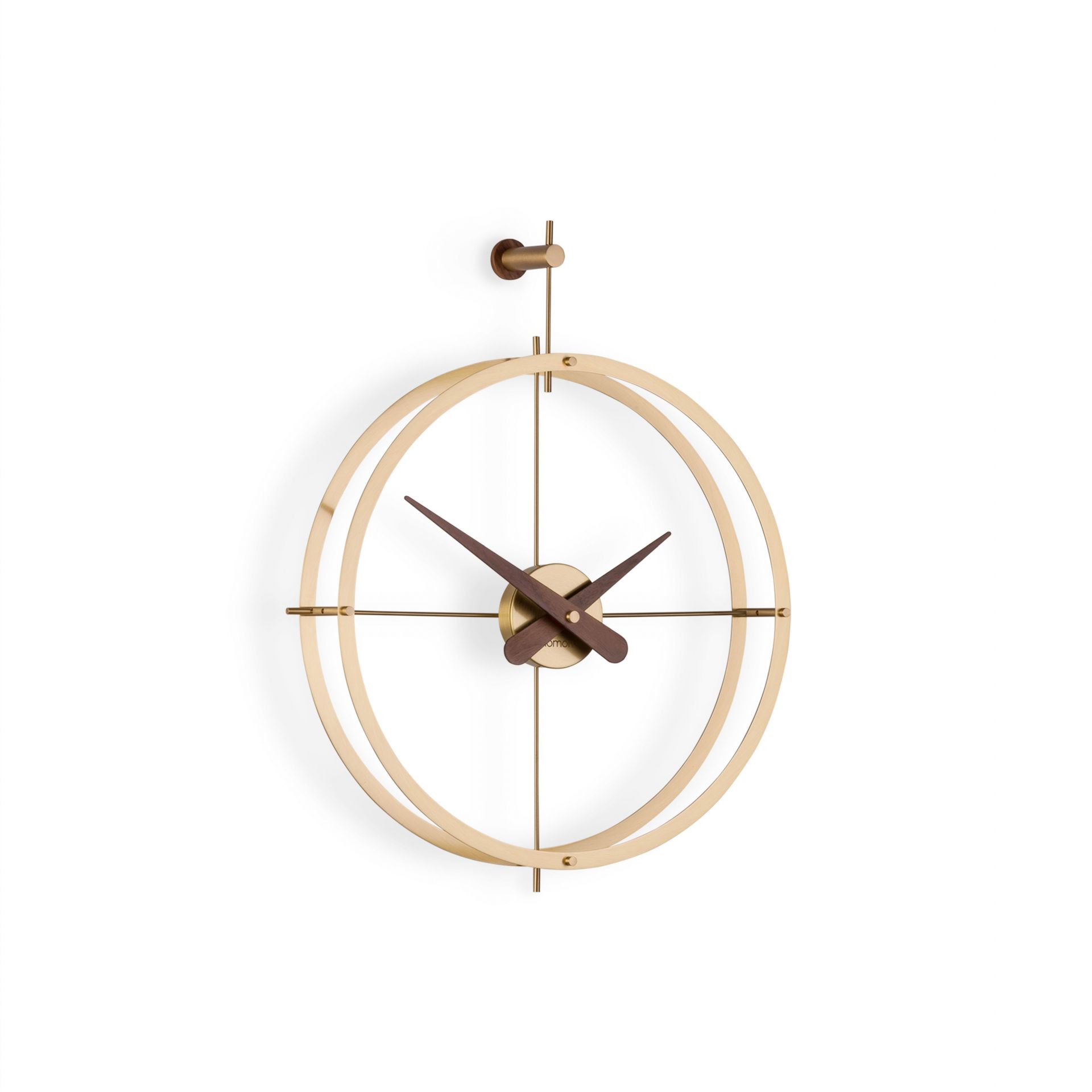 2 Puntos Premium Gold clock Ø43cm Nomon