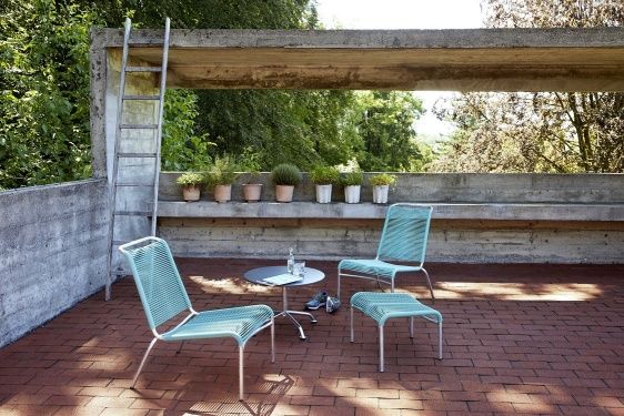 Altorfer Lounge Stool Outdoor Embru 
