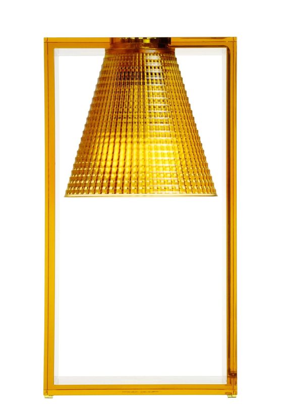 Light-Air table lamp transparent Amber Kartell
