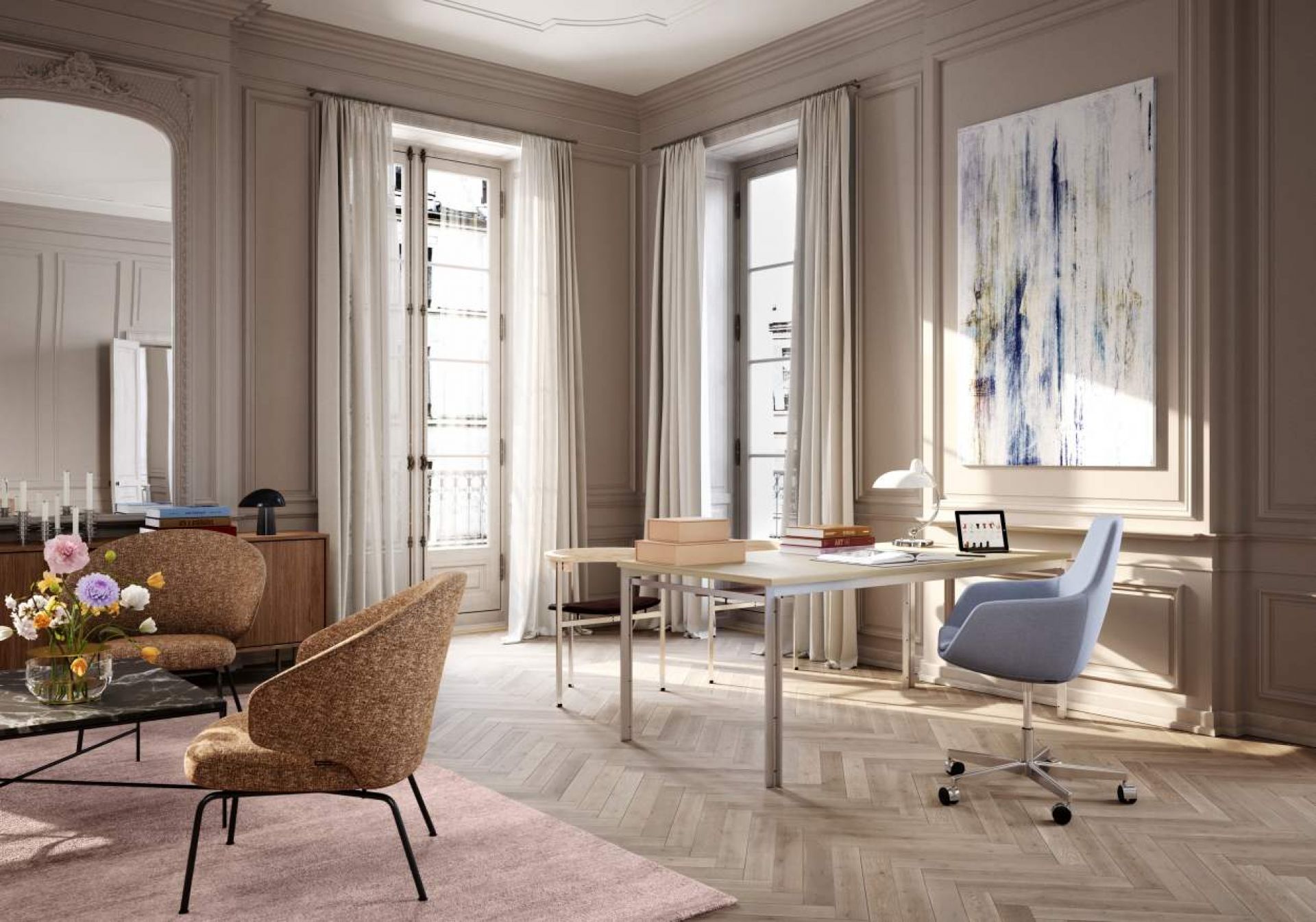 PK51 / PK 51 Dining Table Fritz Hansen 