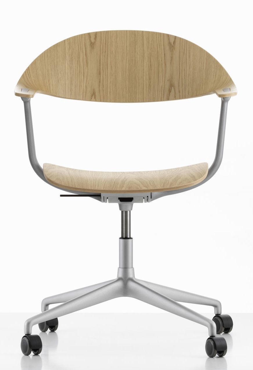 Mynt back and seat Plywood office swivel chair Vitra