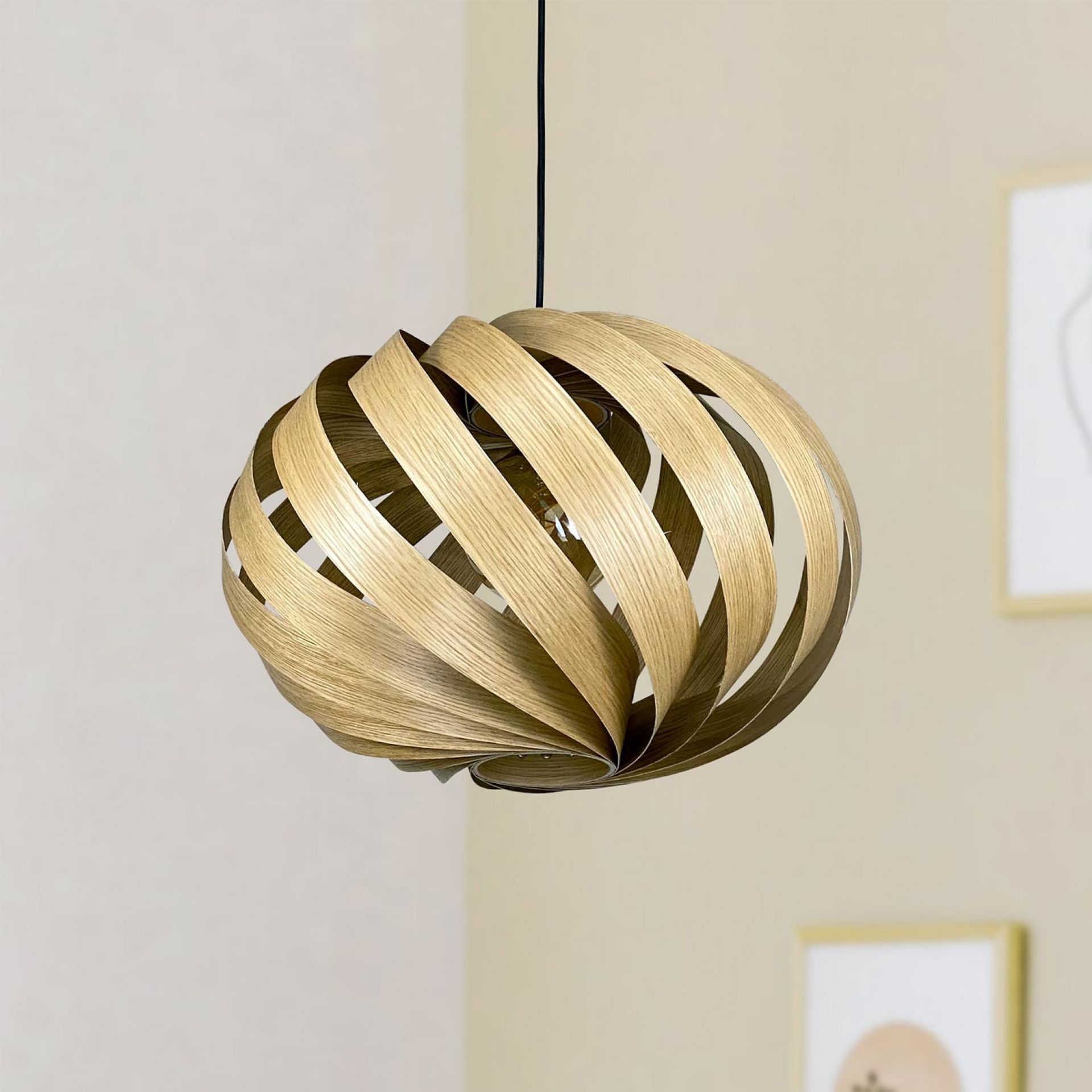 Serentia Pendant lamp Oak Ø55 cm Gofurnit
