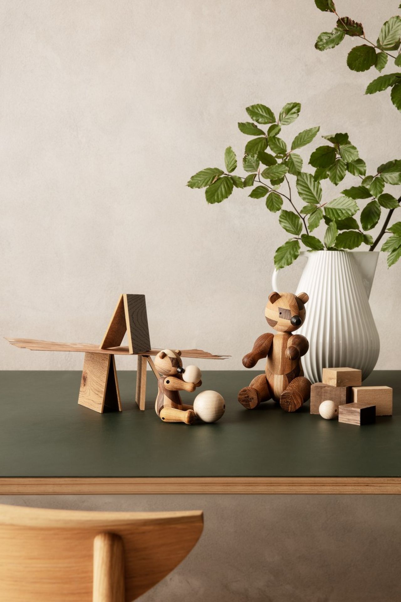  Anniversary Little Bear wooden figure Kay Bojesen SINGLE PIECES