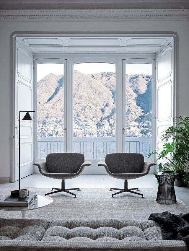 KN01 Lounge Swivel Armchair Knoll International