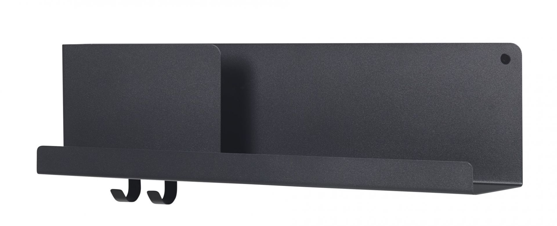 Folded Shelves Shelf Black 63x16,5 cm Muuto