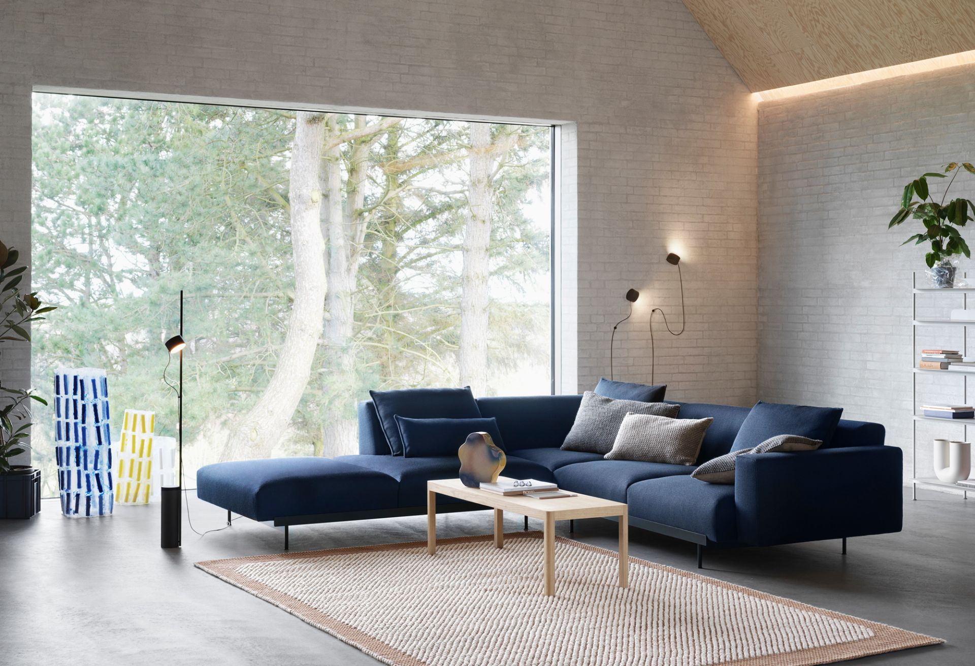 In Situ Modular Sofa 3-Seater Chaise Longue Muuto